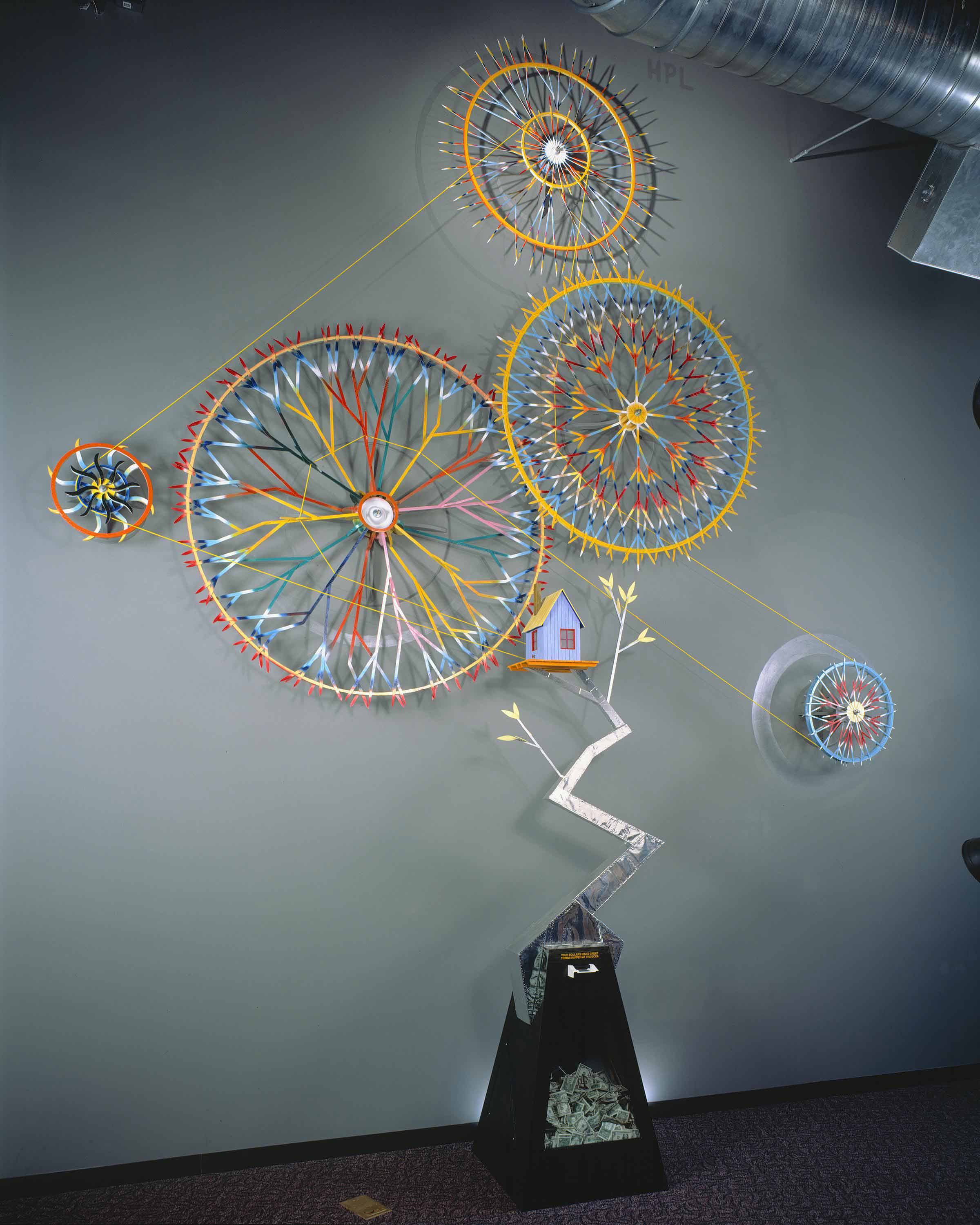Interactive Kinetic Sculpture, "Making Great Things Happen"