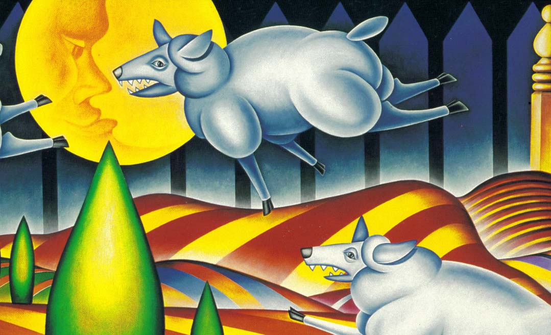 Oil Painting, "Not to Worry" by Henry Loustau
